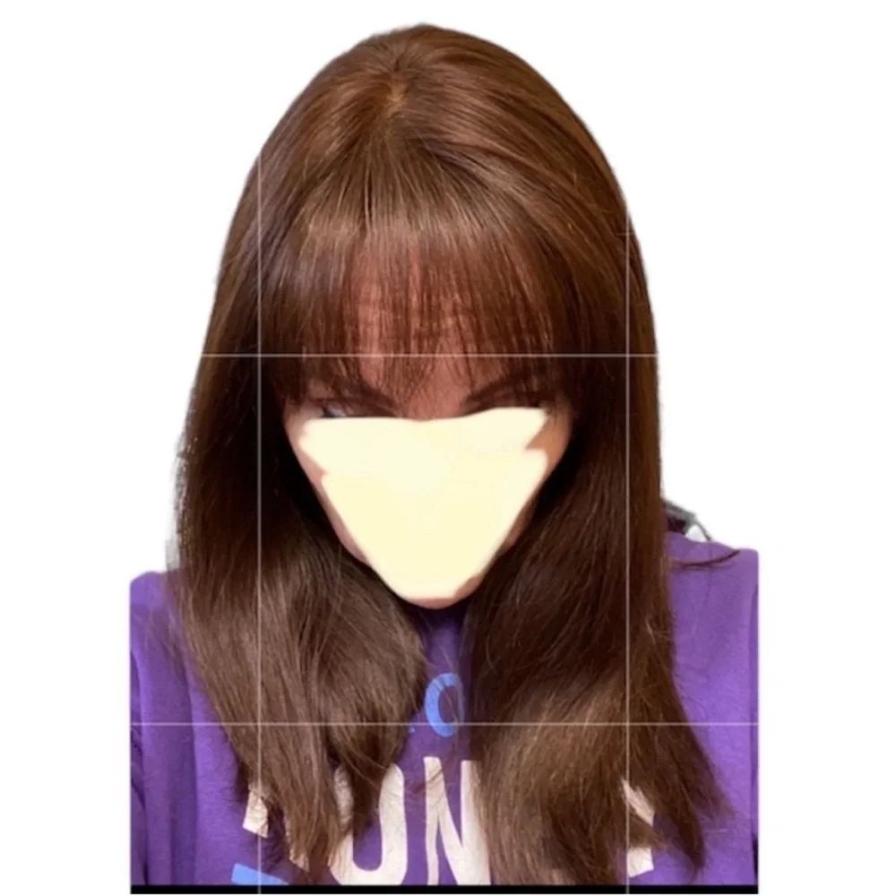 Lu’s Wigs “Betty” Human Hair Brunette 4/5 Medium Cap HH 17”